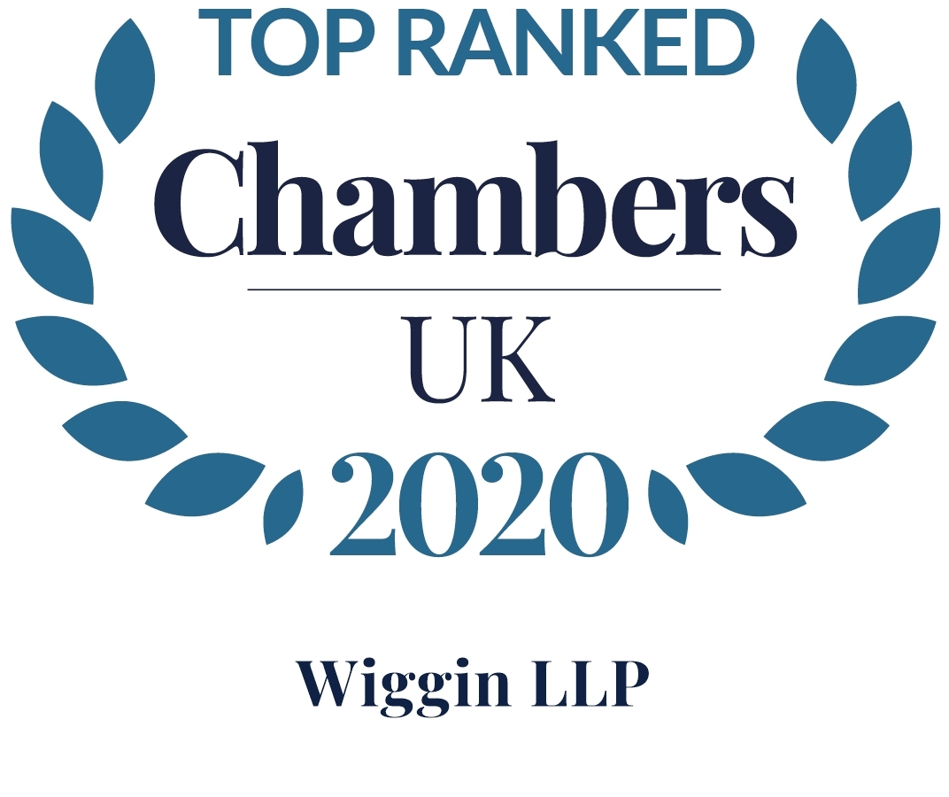 Top Ranked Chambers UK 2020 Award Wiggin LLP
